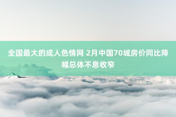 全国最大的成人色情网 2月中国70城房价同比降幅总体不息收窄